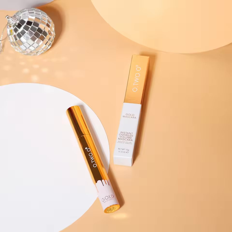 O.TWO.O Waterproof Microfiber Mascara Black Long Lasting Extension & Curling Lash Mascara