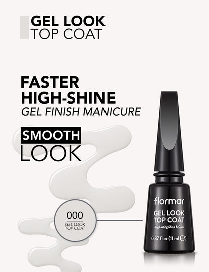 Flormar Gel Look Top Coat 11ml