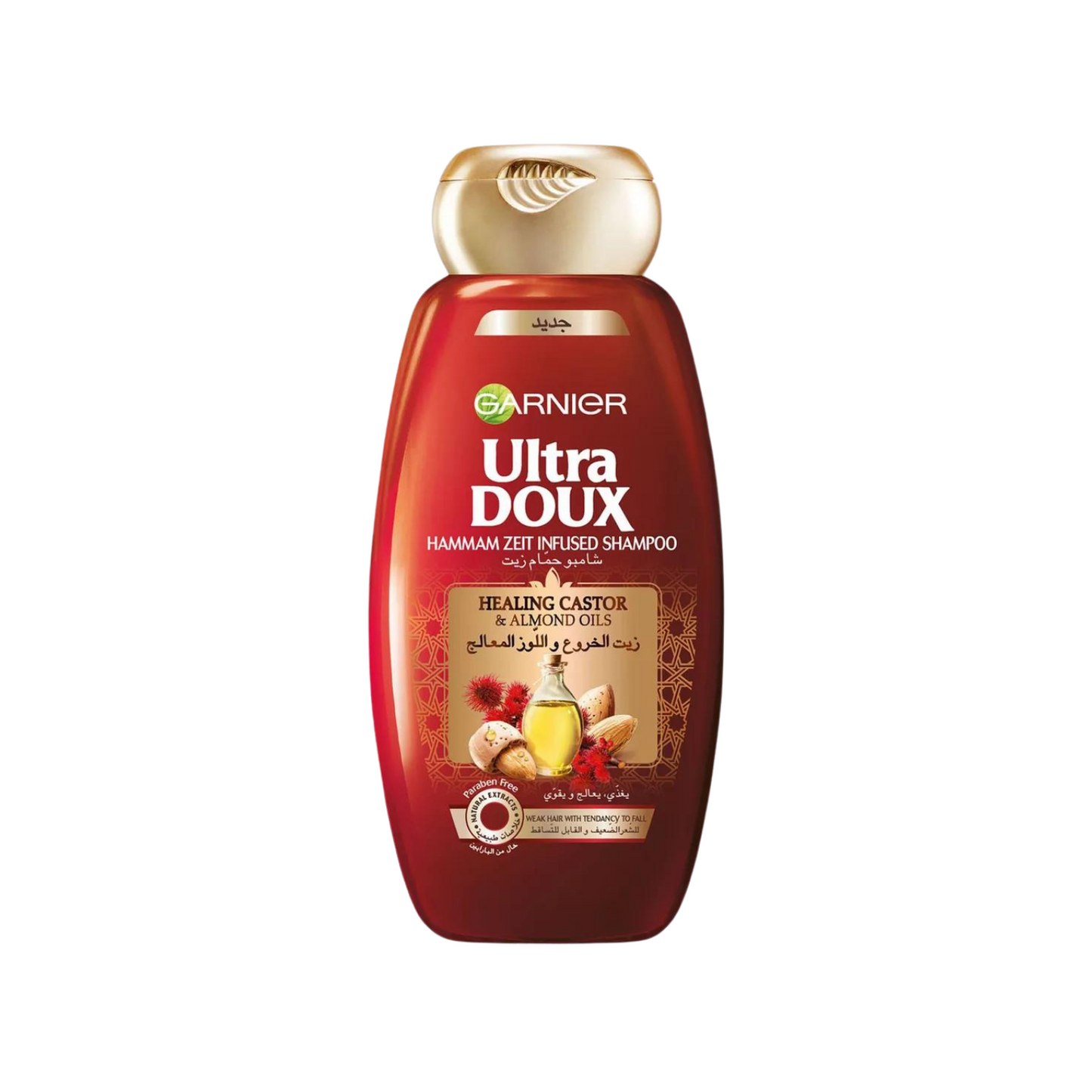 Garnier Ultra Doux Healing Castor & Almond Oils Shampoo 400ml