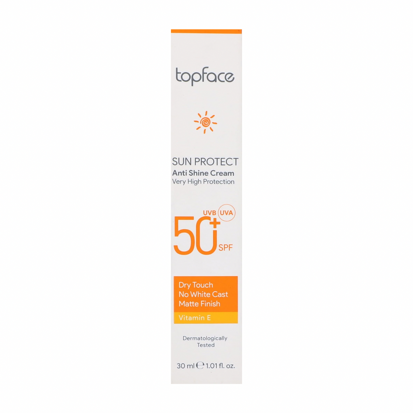 Topface Sun Protect Anti Shine Cream 50+ Spf 30ml